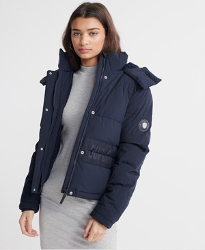 Superdry Heritage Padded Női Kabát Sötétkék | YHUDX5092